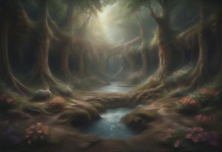 Anime coloring.In a whimsical world, a beautiful fairy garden blooms with vibrant flowers and sparkling fountains. A delicate, crystal bridge spans a gentle stream, leading to a majestic tree with leaves that shimmer like diamonds. A friendly, fluffy rabbit hops along the winding path, surrounded by fluttering butterflies and sweet, singing birds. The garden is filled with hidden treasures, like a tiny, glowing fairy door and a secret, shimmering cave. A soft, fluffy cloud drifts lazily across the sky, casting a warm, gentle shadow over the garden. The air is filled with the sweet scent of blooming flowers and the soft, soothing sound of gentle chimes. It's a peaceful, magical place where dreams come alive and wonder waits around every corner.