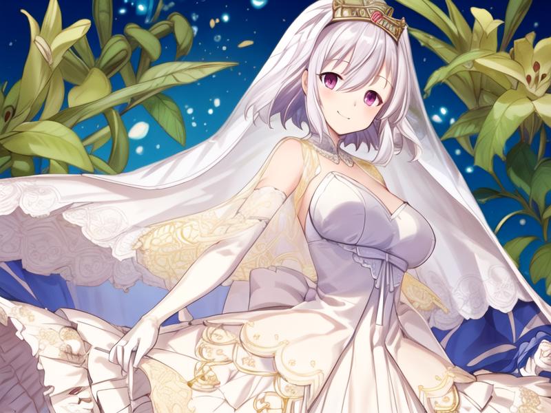 [Wedding]Château de Chantilly 「花嫁衣装」シャンティイ城  (oshiro_project_re,御城プロジェクト:Re) image by mara_123