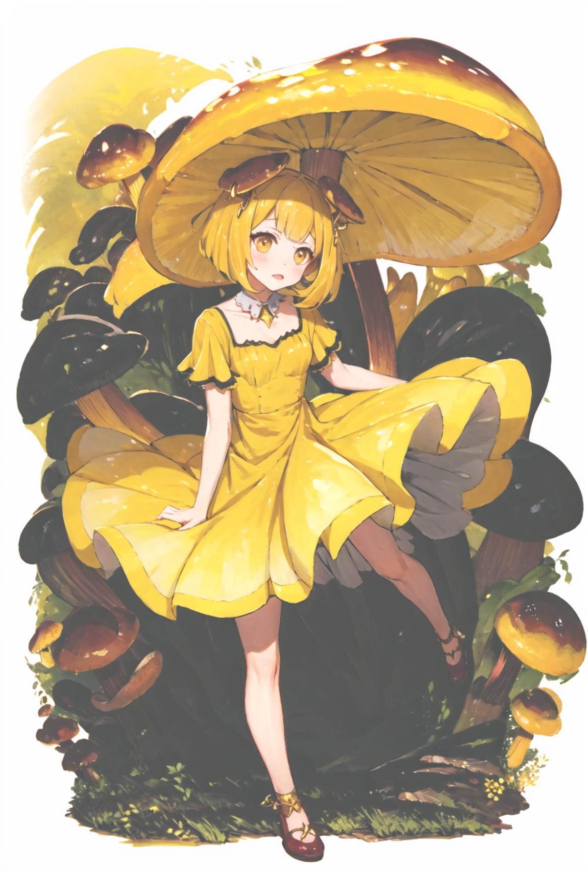 Mushroom Girl/蘑菇娘设计 image by Eisthol