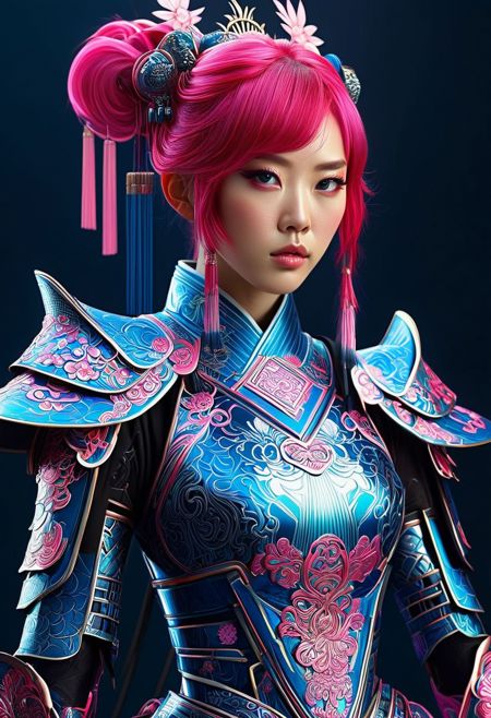 fantasy clothes futuristic modern china culture