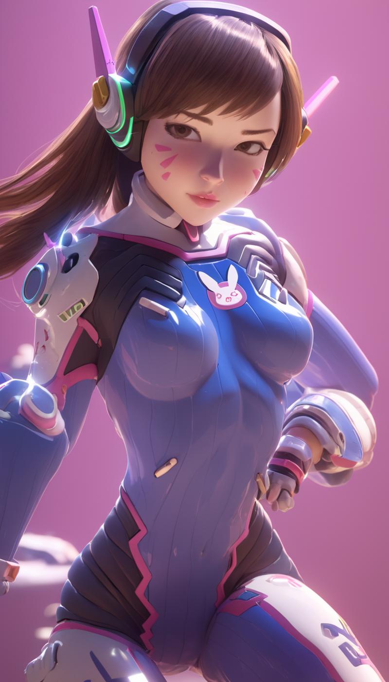 D.Va [Overwatch] LoRA XL image by Hevok