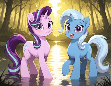 My Little Pony/MLP G4: Trixie Lulamoon and Starlight Glimmer