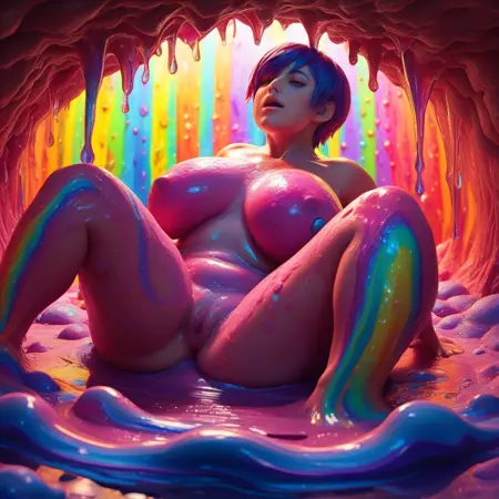 Rainbow Slime DX - GurilaMash XXX SDXL