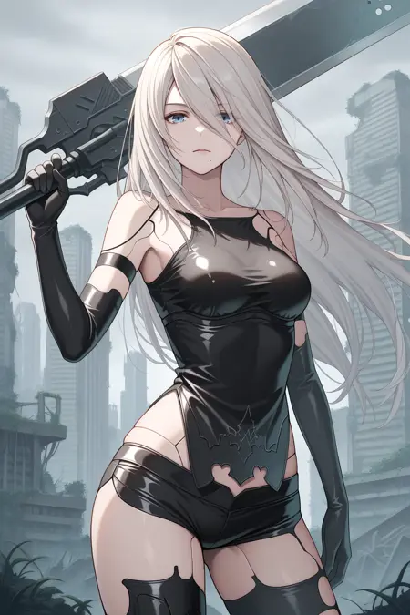 A2 - YoRHa Type A No.2 ヨルハA型2号 | NieR: Automata | 2 Outfits [IllustriousXL]