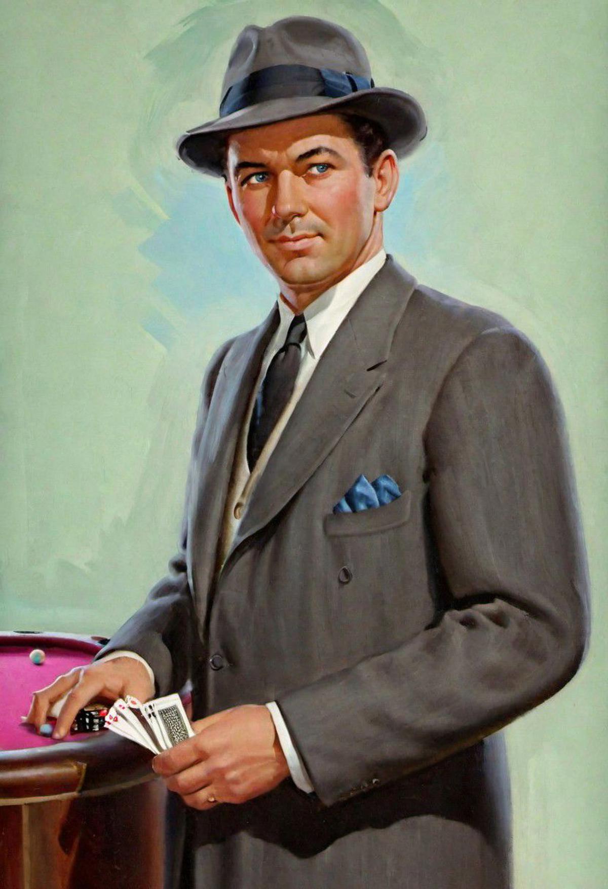 Art Frahm 1950s pin-up style XL image by WigwamAI