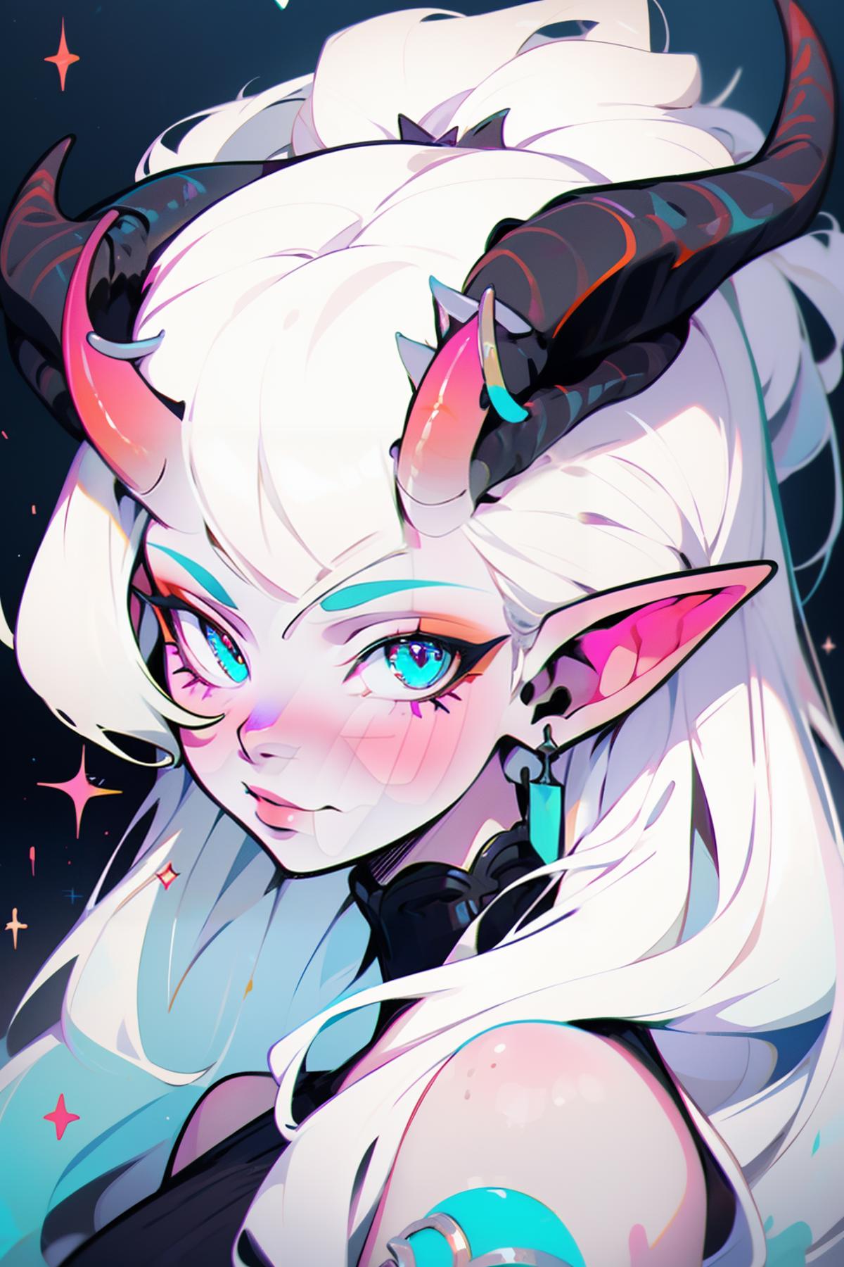 Cute Horns Style image by freckledvixon