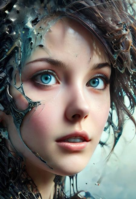 Score_9, score_8_up, score_7_up, DonM5h4d0wM317XL, solo, 1girl, 25yo, (cute face:1.2), (portrait:1.2), (cyber:0.8), masterpiece, (detailed_eye_model:0.7), nose, hair, lisps