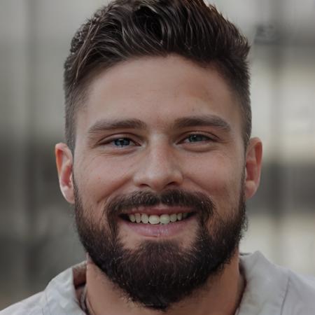 MALE, FACE,  <lora:Olivier Giroud:1>, SMILE