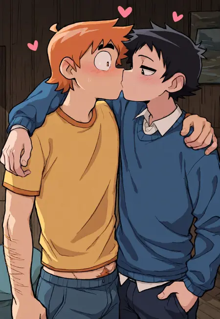 Scott Pilgrim and Wallace Wells | Scott Pilgrim Takes Off (Illustrious)