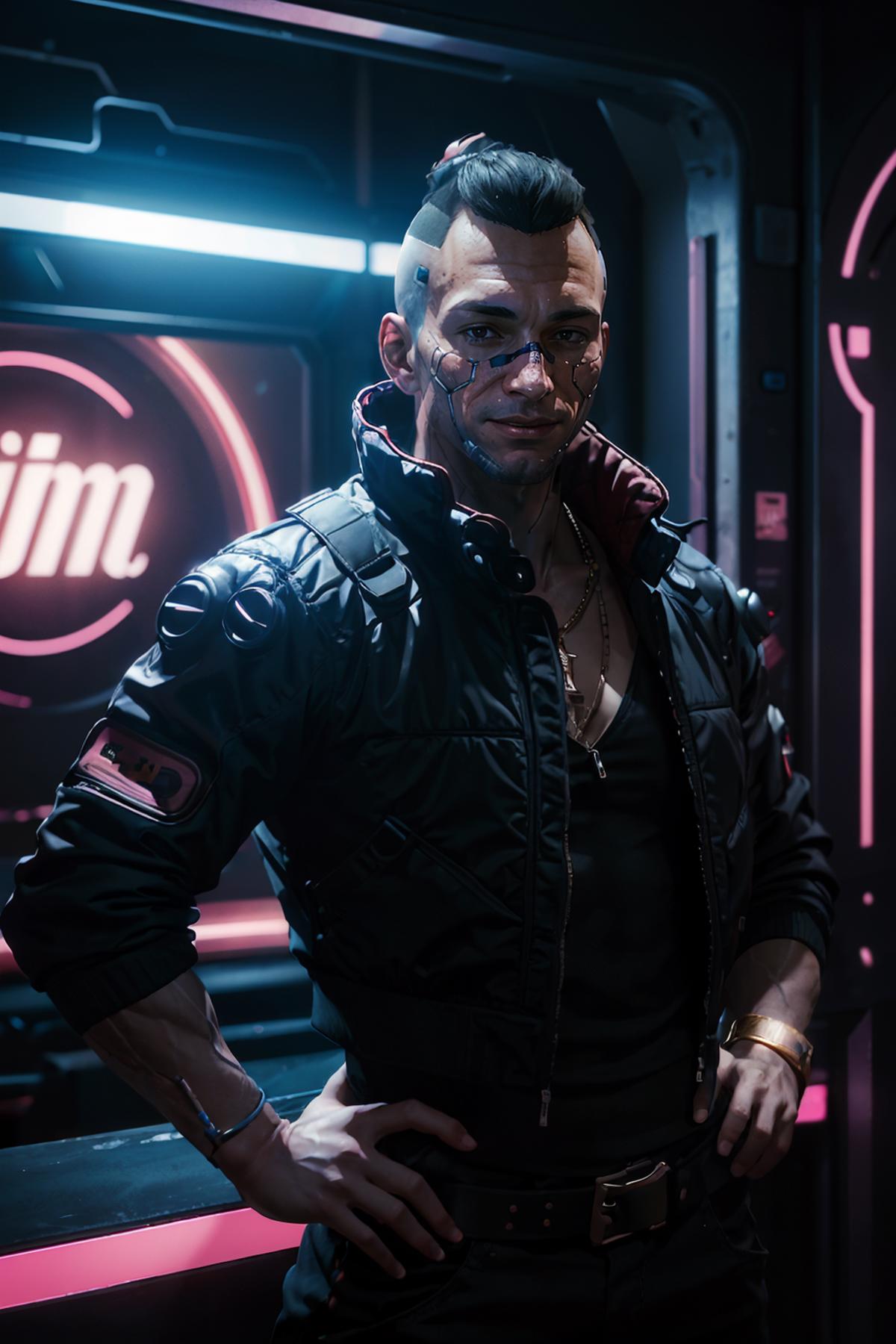 Jackie from Cyberpunk 2077 image by wikkitikki