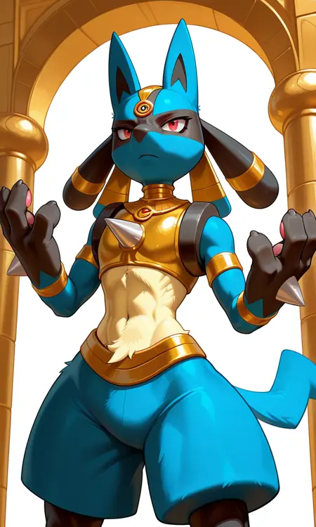 Lucario (Ruin style) - Pokemon Unite [Illustrious]
