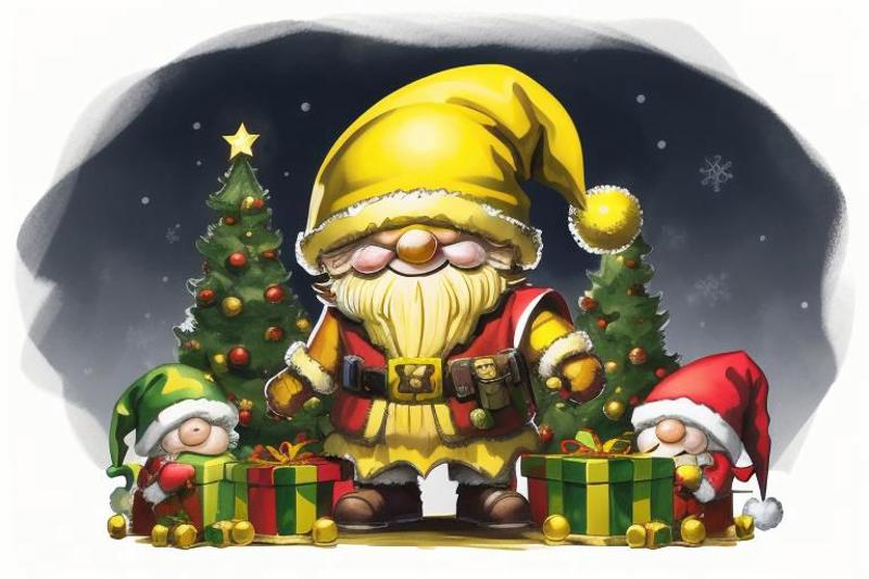 Yellow Santa for Yellow Team image by eldisss