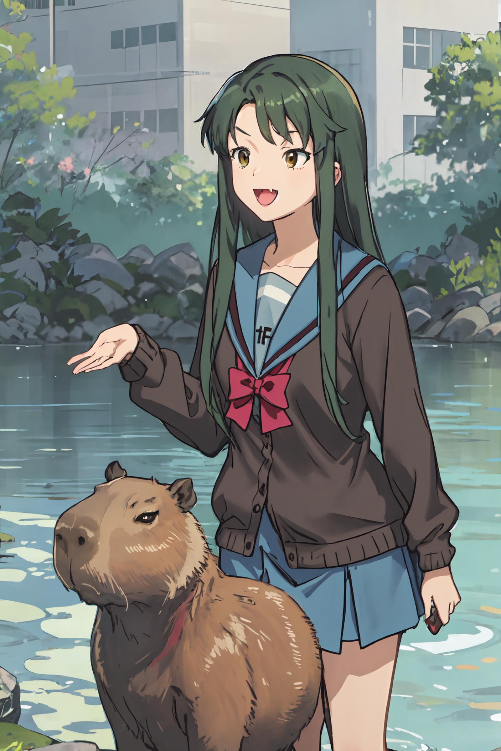Capybara image by SOSDAN