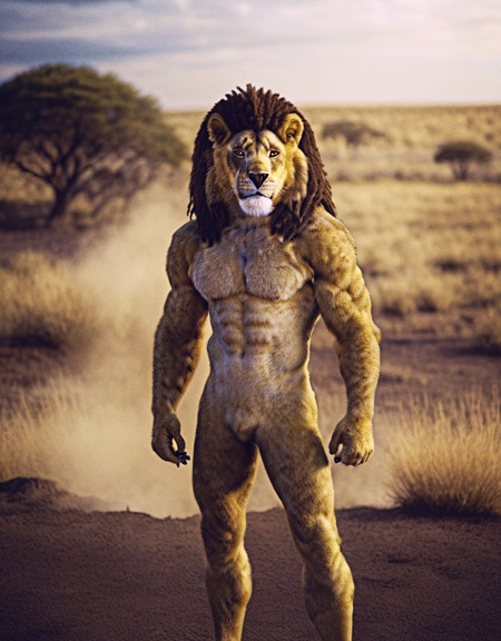 lion hybrid man