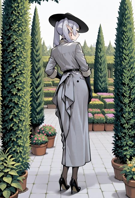 Le Palais Grey Wool Coat illust V2