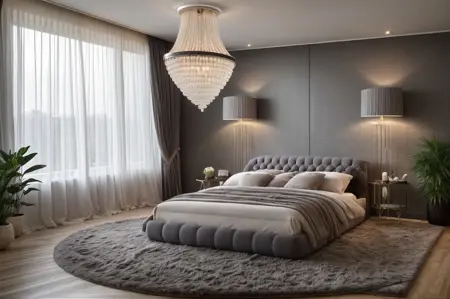 Luxurious bedroom interior design
