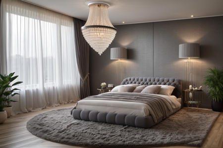 Luxurious bedroom interior design v3.0