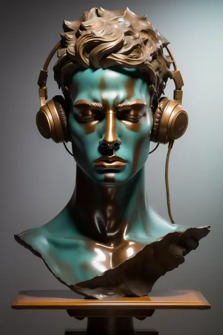 bronze statue