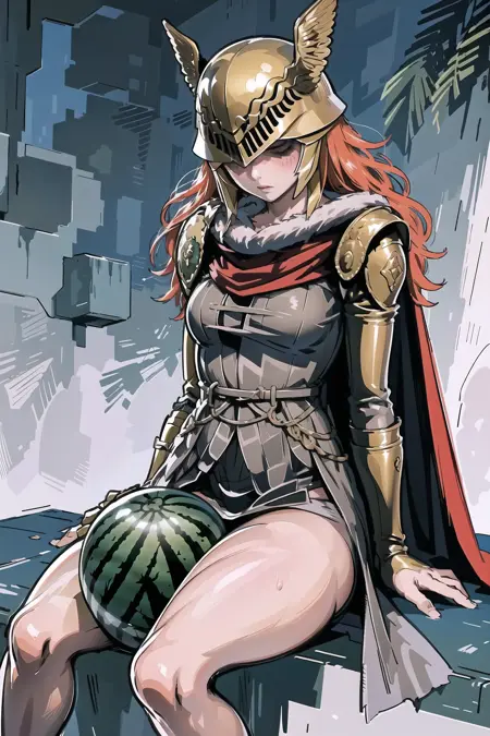 Watermelon Between Thighs | Concept LoRA