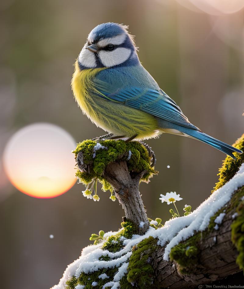 Eurasian blue tit image by zerokool