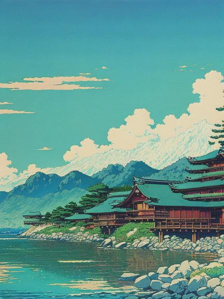 <lyco:KawaseHasui:1.0> image study Kawase Hasui