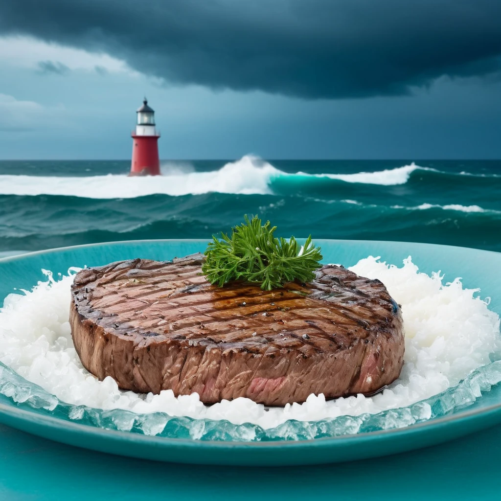 (steak_showcase)__lora_32_steak_showcase_1.1__Teal_background,__high_quality,_professional,_highres,_amazing,_dramatic,__(Old_li_20240627_195240_m.07b985d12f_se.3228259294_st.20_c.7_1024x1024.webp