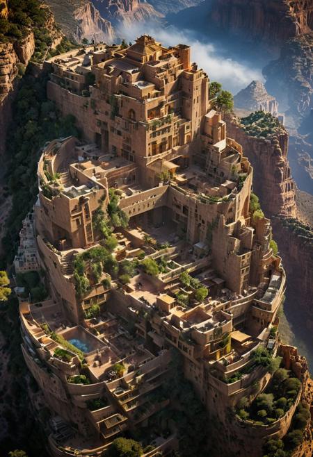 (The colonial city of the future, in the mist-filled Grand Canyon, on an unknown Earth-like planet, 2 moon on sky, Spaceship flight connects colonies, waterfulls:1.3), (Machu Picchu, a mountain settlement, incredibly spectacular:1.2), (Mario Botta:1.3), (avant-garde, future, reality, science fiction, photorealistic), (modern architecture:1.2), 
(Large Files, Ultra Realistic, 8K, 16k, FHD, HD, VFX, Perfect, Photography, composition, Architecture Sales Photography, Architecture Competition, Ultra High Resolution, Cinematography, High Resolution Image:1.1), (dramatic lighting, direct sunlight, ray tracing, clear shadow:1.2),  (real landscape:1.1), (blurred background:1.0), (urban background, more_details) ,
ac_neg1, great lighting, clear, hillscastel, extrusionbuilding, vertical