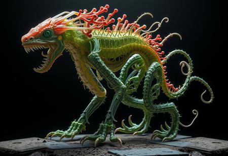 Hybrid bio-organic creature