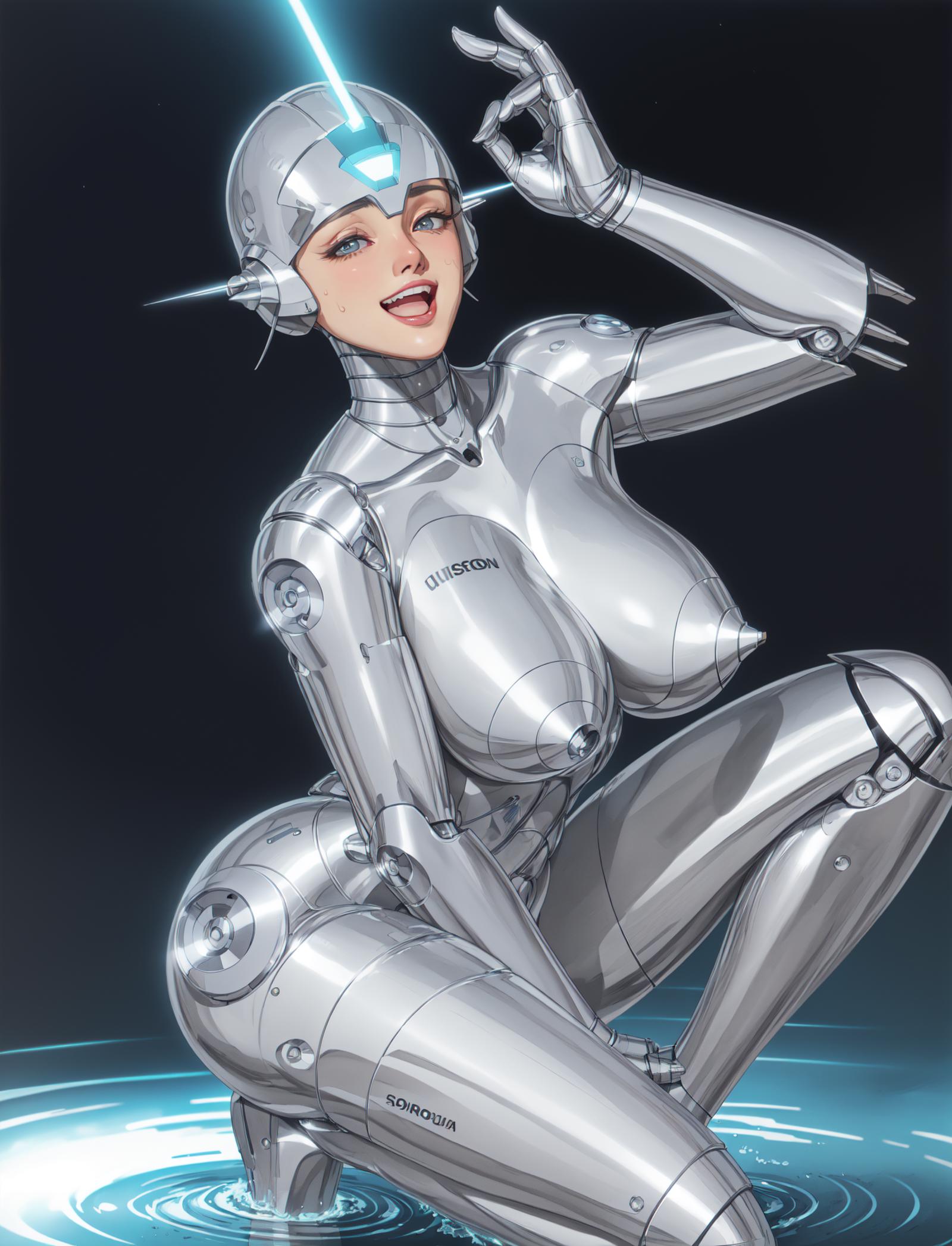 Hajime Sorayama - LoRA Style image by Nitram