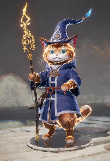 photography, niohxlguardiansprt, cute kitten, blue wizard hat, robe, holding one ancient staff, happy, magic circle, spirit animal, full body, awardwinning, masterpiece <lora:niohguardiansprt-step00000420:1>, epic, trending on artstation, craw photo,128k UHD, sharp focus, bokeh, side view, 50nm lens, solo, hyperrealism, absurd res, private photo press, aesthetic, very cute eyes, ap, background is a library