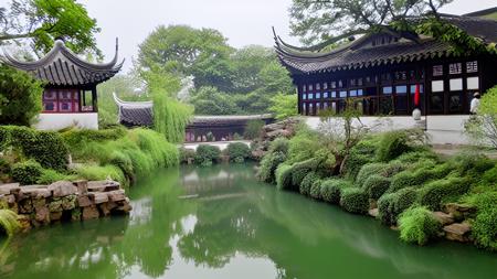 Chinese traditional  garden