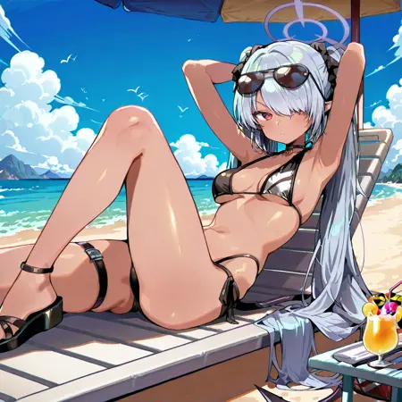 Iori Shiromi (swimsuit) - Blue Archive