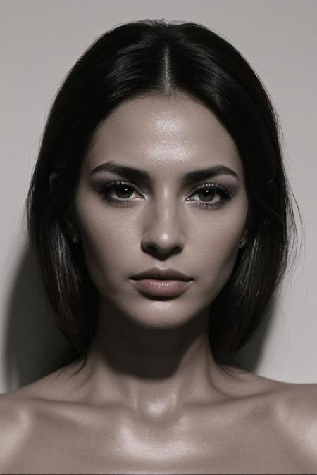 (a cute latina model girl, 32 years old, small tits,nipple peircing, wide-set, expressive brown eyes , oval face shape , NSFW, (best quality, high quality, photograph, hyperrealism, masterpiece, 8k:1.3), mestizo, burly, white shaggy hair, legskin, natural warm skin, cute looking, (low-key lighting, dramatic shadows and subtle 