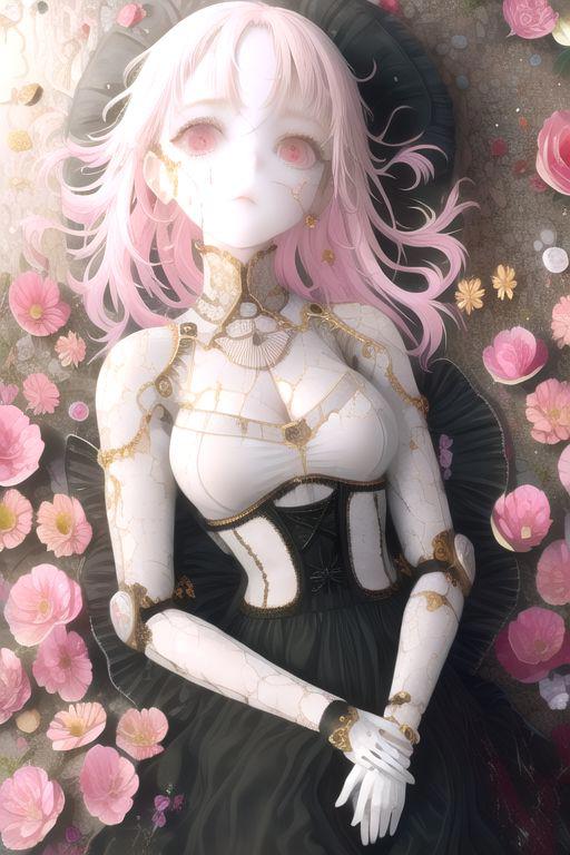 Cracked Porcelain Skin - Style image by Kikasuru