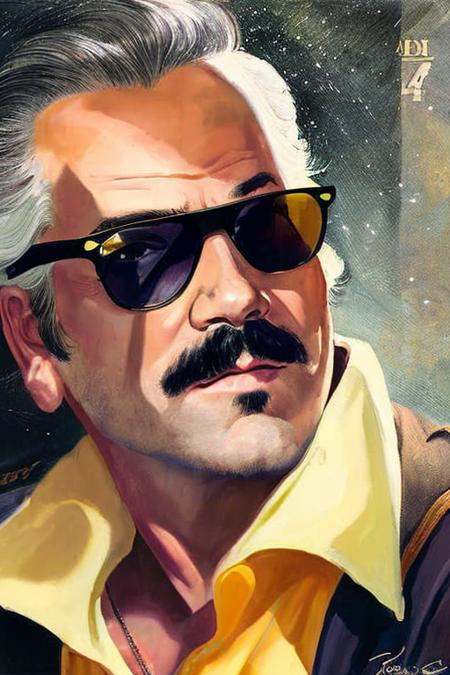 (rzju4n) classy man character portrait wearing sunglasses     handsome prince as a realistic fantasy D&D character, matte painting, deviantart artstation, by Jason Felix by Steve Argyle by Tyler Jacobson by Peter Mohrbacher, cinema