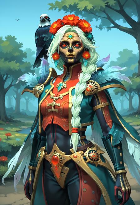 Muerta, (DOTA 2), Blackwing Bandolera set,  LoRA, SDXL v1.0