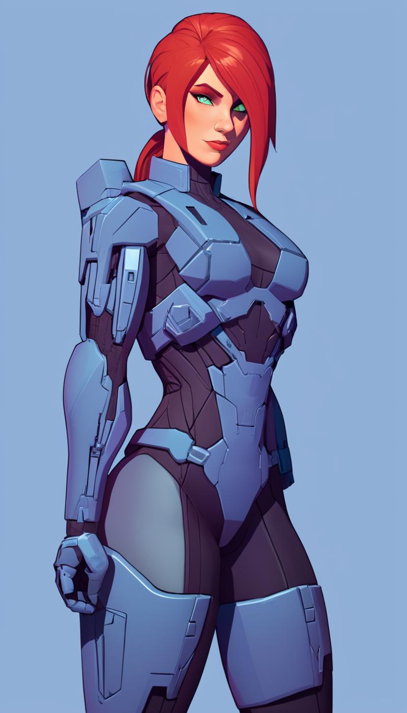 Agent Carolina [Red versus Blue | Halo] LoRA XL (Can kick more ass than Master Chief) image by Hevok