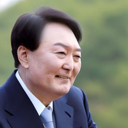 south korea president ((dnflemfdmldlfrmfjwlsduddnd)), ((masterpiece)), 8k detailed, front face, focusing on face, smile,