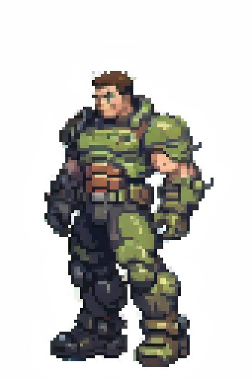 Capcom CPS2 Sprite Style image by fentanilson