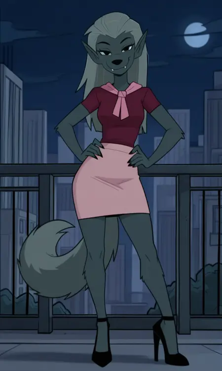 Werewolf lady (American Dragon Jake Long) | Illustrious