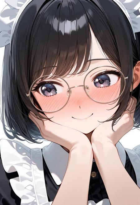 round metal frame glasses1 / illustrious Illustrious_V1