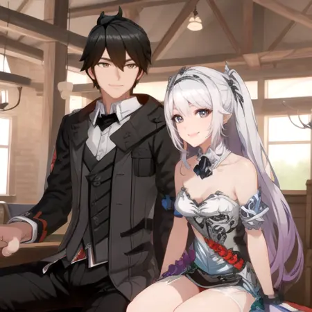 Adam x Kiana Kaslana (Honkai Impact 3rd)