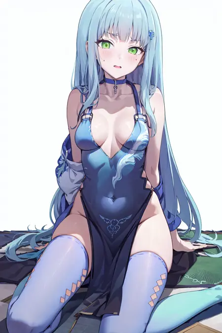 [LoRa] Alluring Larkspur China dress (PA-15) Girls' frontline Clothing