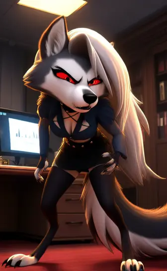 Wan2.1 T2V 14B The Loona helluva boss