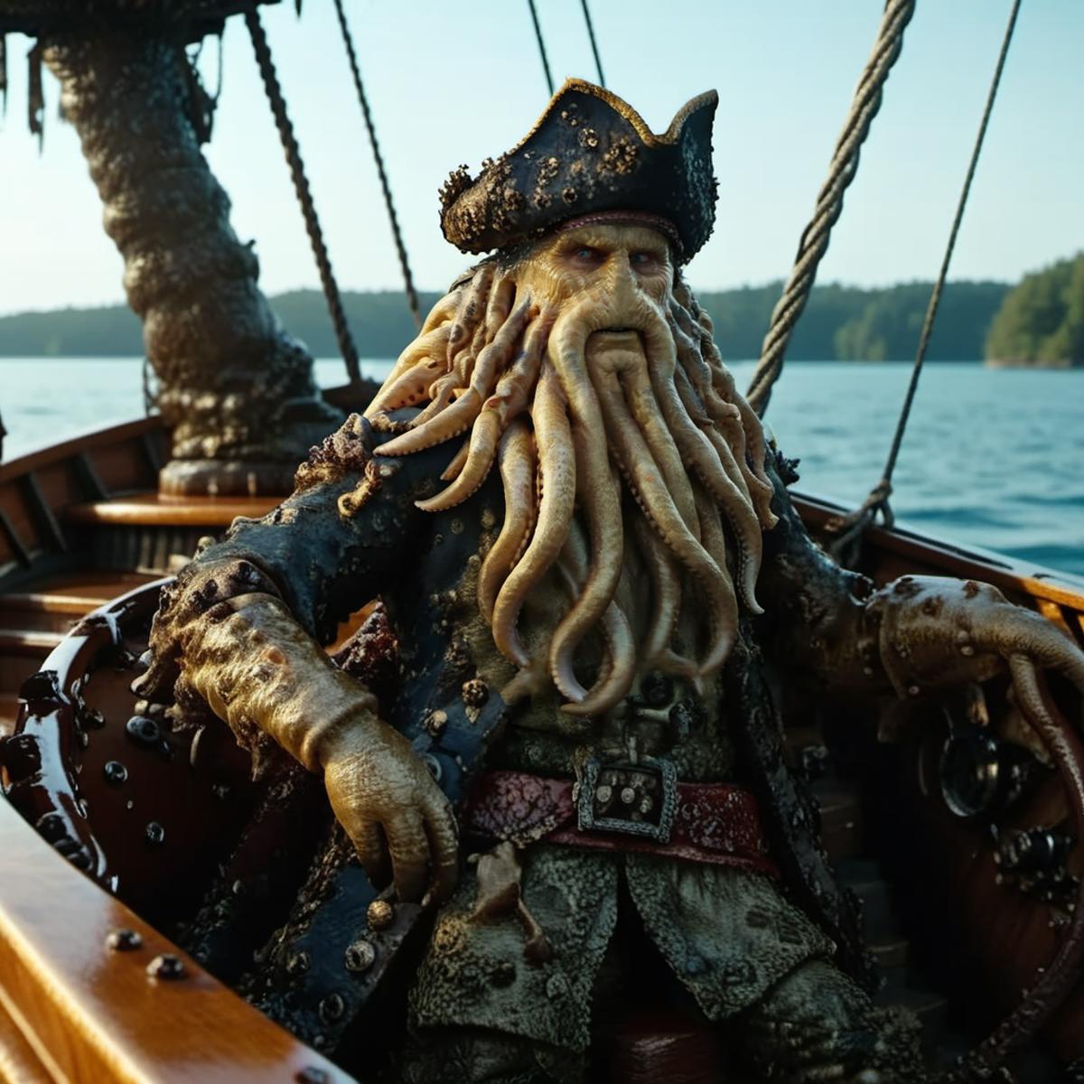 Davy Jones - Pirates of the Caribbean - SDXL image by PhotobAIt