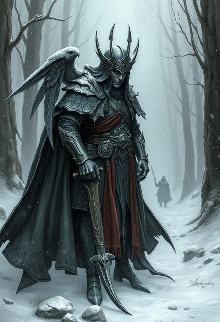 Snuffed tapers sighed
As Death left impressing
His crest of cold tears on the Countess