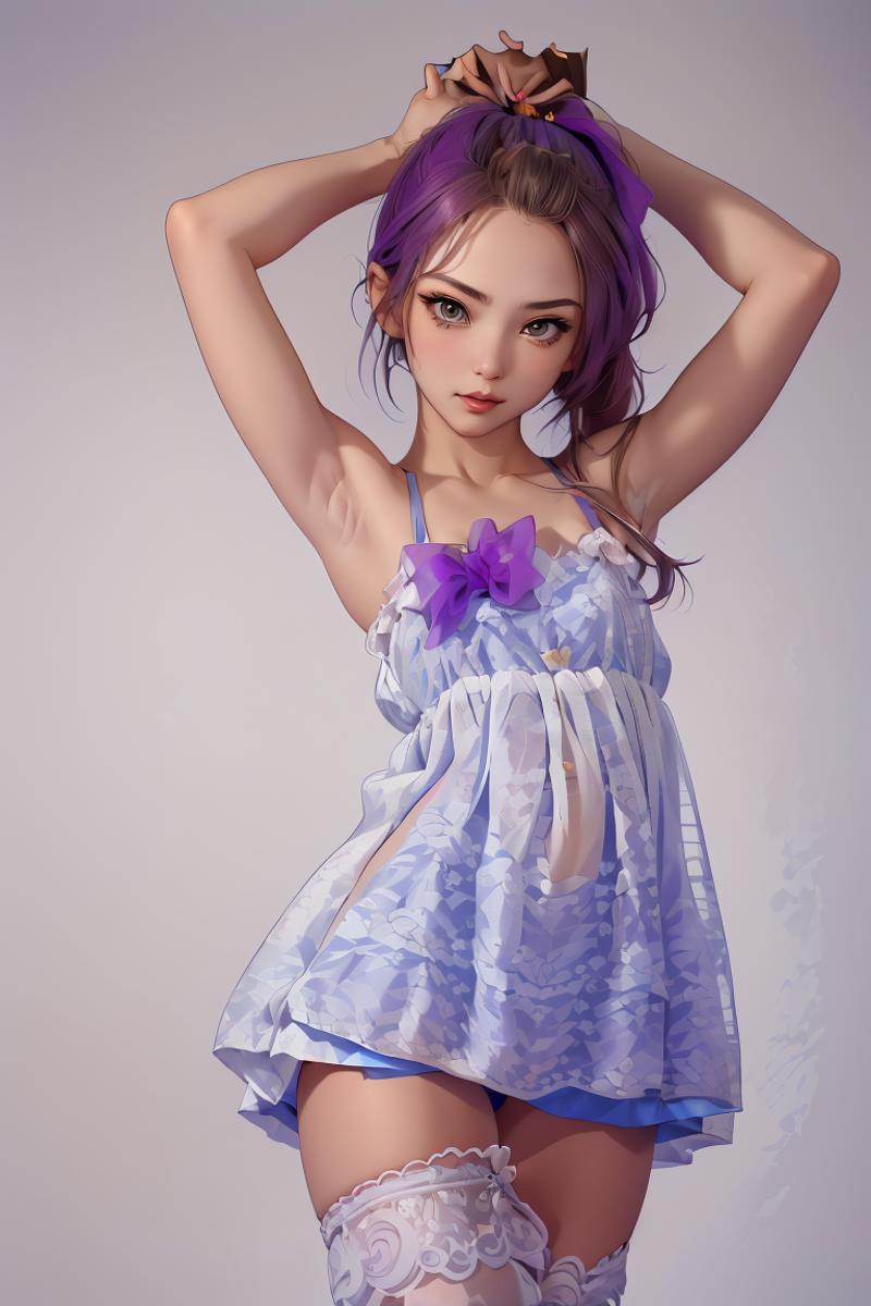 Lavender Lace Dress image by MarkWar