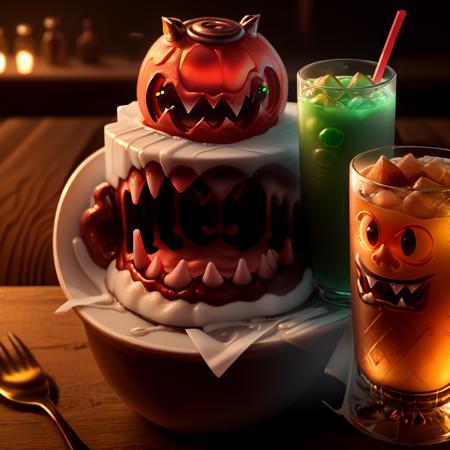 Food monsters  LoRA [SD+XL+Pony] SD