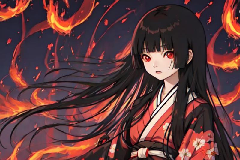 Hell Girl 地獄少女 Enma Ai 阎魔爱 Lora image by Aadaz713