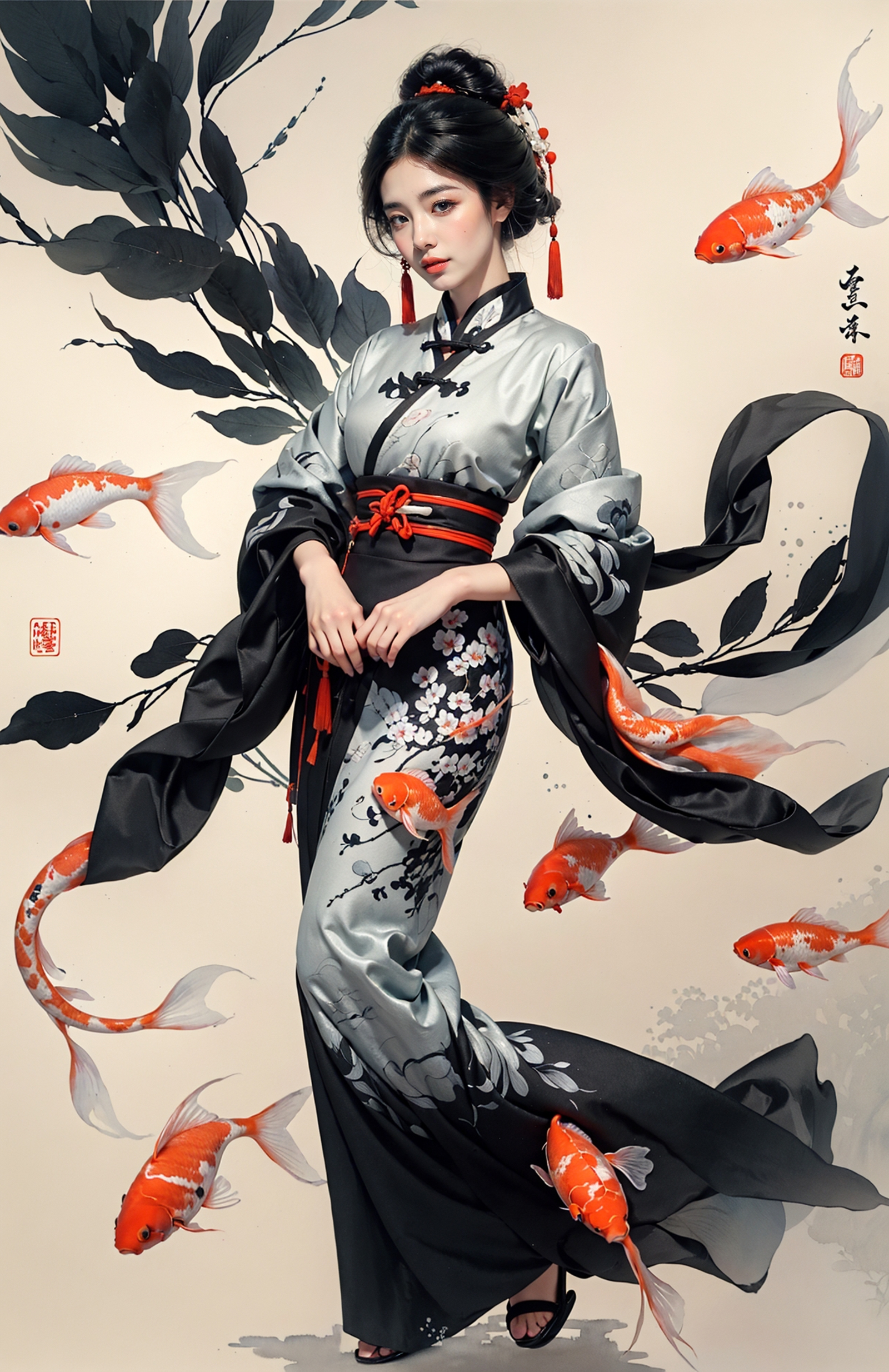 绪儿-水墨鱼fish image by XRYCJ